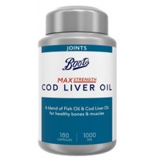 Boots Max Strength Cod Liver Oil 1000mg 180 Capsules