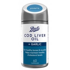 Boots Cod Liver Oil and Garlic 60 Capsules