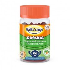 Haliborange Kids Softies Vegan Multivitamins Blueberry Gummies 3-12yrs 30 per pack