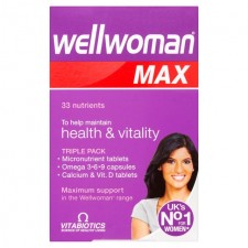 Vitabiotics Wellwoman Max Health and Vitality Tablets 84 per pack