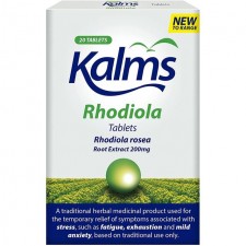 Kalms 200mg Rhodiola Rosea Root Extract Tablets 20 per pack
