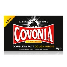 Covonia Double Impact Cough Drops Strong Original 51g