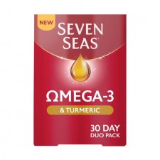 Seven Seas Omega 3 Fish Oil ad Turmeric with Vitamin D 2 x 30 Pack