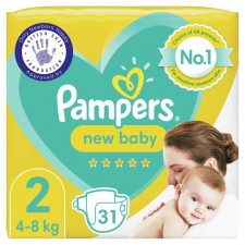 Pampers Premium Protection Nappies New Baby Size 2 x31