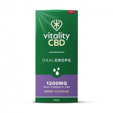 Vitality CBD Berry Oral Drops 1200mg 30ml