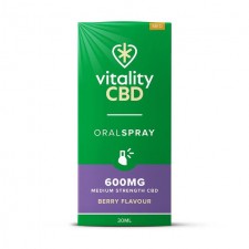 Vitality CBD Berry Oral Spray 600mg with MCT Oil 30ml