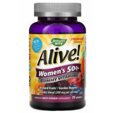 Alive! Womens 50+ Multivitamin Gummies 60 per pack