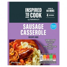 Sainsburys Inspired to Cook Sausage Casserole Recipe Mix 39g
