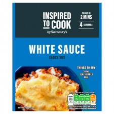 Sainsburys Inspired to Cook White Sauce Mix 25g
