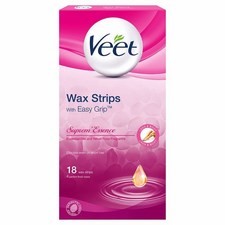 Veet Wax Strips Suprem Essence Normal 18 per pack