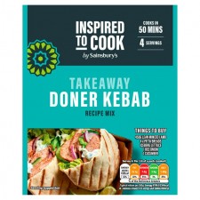 Sainsburys Inspired to Cook Takeaway Doner Kebab Recipe Mix 38g
