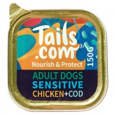 tails.com Nourish and Protect Sensitive Grain Free Adult Dog Food Chicken and Cod 150g