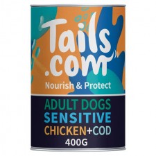 tails.com Nourish and Protect Sensitive Grain Free Adult Dog Food Chicken and Cod 400g