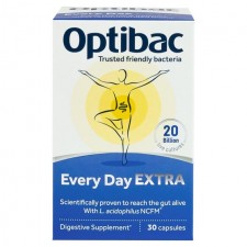 OptiBac Probiotics Everyday Extra Digestive Supplement Capsules 30 per pack