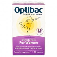 OptiBac Probiotics Womens Intimate Flora Capsules 90 per pack