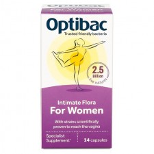 OptiBac Probiotics Womens Intimate Flora Capsules 14 per pack