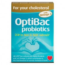 OptiBac Probiotics with Omega 3 Cholesterol Capsules 60 per pack