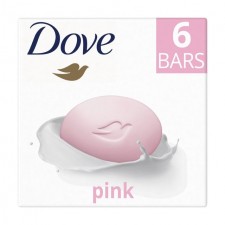 Dove Pink Beauty Cream Soap Bar 6 x 90g