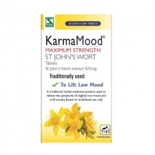 KarmaMood Maximum Strength St Johns Wort To Lift Low Mood Tablets 425mg 30 per pack
