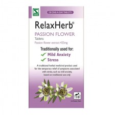 RelaxHerb Passion Flower Anxiety and Stress Tablets 425mg 30 per pack