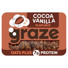 Graze Cocoa and Vanilla Protein Flapjack 54g