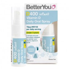 BetterYou D400 Kids Vitamin D Daily Oral Spray under 3yrs 15ml