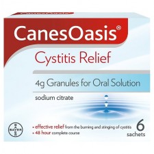 Canesten Canesoasis Cystitis Relief Sachet Pack 6 per pack