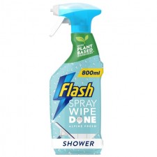 Flash Sparkling shower Spray Wipe and Done Alpine Fresh  800ml
