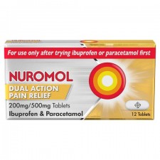 Nuromol Tablets Ibuprofen and Paracetamol 12 Pack