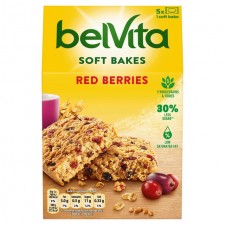 Belvita Soft Bakes Red Berries 5 x 50g