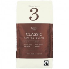 Marks and Spencer Fairtrade Medium Classic Coffee Beans 227g