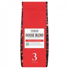 Tesco House Blend Coffee Beans 227g