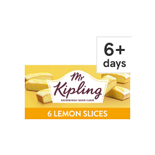 Mr Kipling Lemon Slice 6 Pack