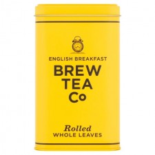 Brew Tea Co English Breakfast Rolled Whole Leaves 150g Tin