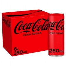 Coca Cola Zero Sugar 6 x 250ml