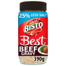 Bisto Best Reduced Salt Beef Gravy 390g Jar