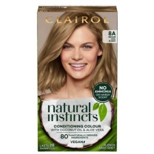 Clairol Natural Instincts Vegan Semi Permanent Hair Dye 8A Medium Cool Blonde 175ml