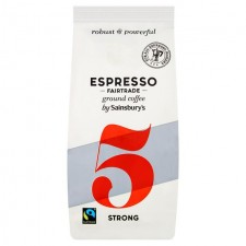 Sainsbury Italian Espresso Roasted and Ground Coffee 227g