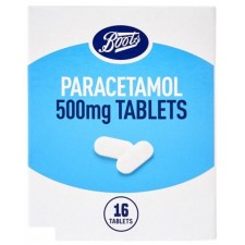 Boots Paracetamol 500mg 16 Long Tablets