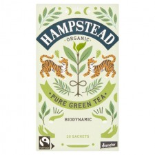 Hampstead Tea Organic Biodynamic Fairtrade Clean Green 20 Teabags