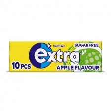 Wrigleys Extra Apple Sugar Free Chewing Gum 10 Pieces