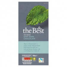 Morrisons The Best 52% Cocoa Chocolate With Mint Oil 100g