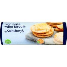 Sainsburys Water Biscuits High Bake 200g