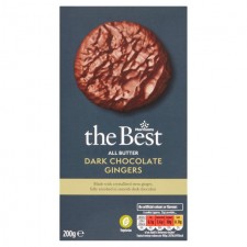 Morrisons The Best Dark Chocolate and Ginger Cookies 200g