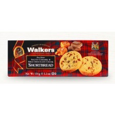 Walkers Salted Caramel and Milk Chocolate Chunk Shortbread 12 x 150g Case