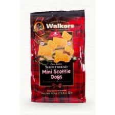 Walkers Mini Scottie Dog Shortbread Bag 12 x 125g Case