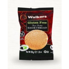 Walkers Gluten Free Shortbread Rounds 60 x 30g Snack Packs