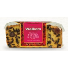 Walkers Sultana and Cherry Slab Cake Case of 12x350g cakes