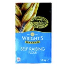 Wrights Self Raising Flour Case of 5 x 1.5kg 