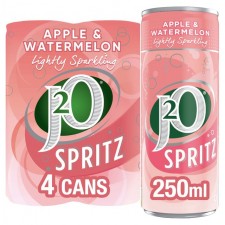 Britvic J2O Spritz Apple and Watermelon 4 x 250ml Cans